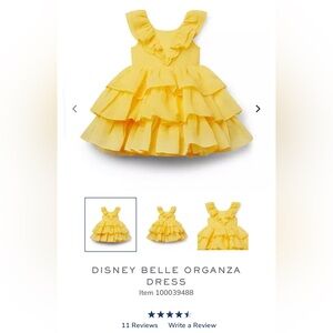 DISNEY BELLE ORGANZA DRESS by Janie and Jack